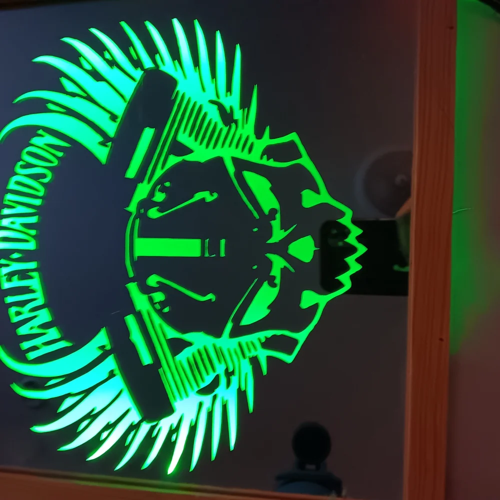 Harley Davidson LED Mirror'
